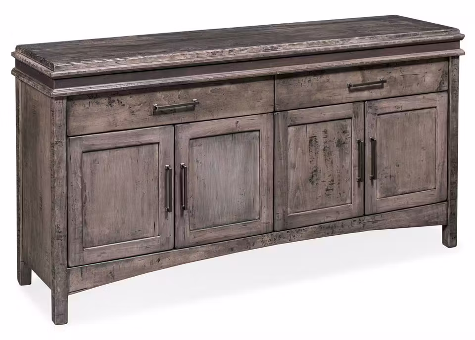 Simply Amish ESMTG-G16D Montgomery Buffet - Shelf behind each door Simply Amish ESMTG-G16D Montgomery Buffet - Shelf behind each door