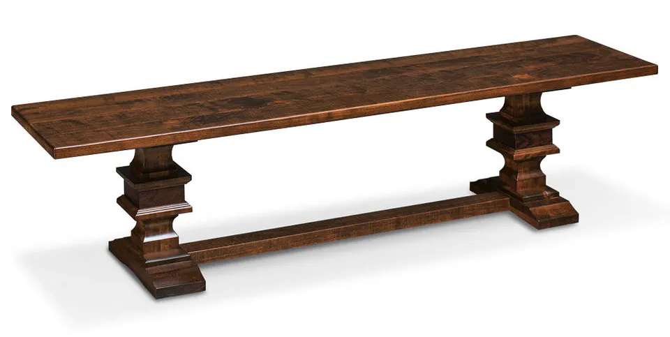 Simply Amish ECMTG-15A-W Montgomery Dining Bench, 36" Simply Amish ECMTG-15A-W Montgomery Dining Bench, 36"