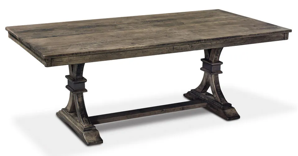 Simply Amish ETMTG-H01D18-S Montgomery Trestle Table w/ Solid Top Simply Amish ETMTG-H01D18-S Montgomery Trestle Table w/ Solid Top