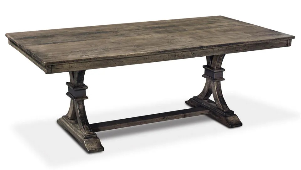 Simply Amish ETMTG-H01D18-S Montgomery Trestle Table w/ Solid Top Simply Amish ETMTG-H01D18-S Montgomery Trestle Table w/ Solid Top
