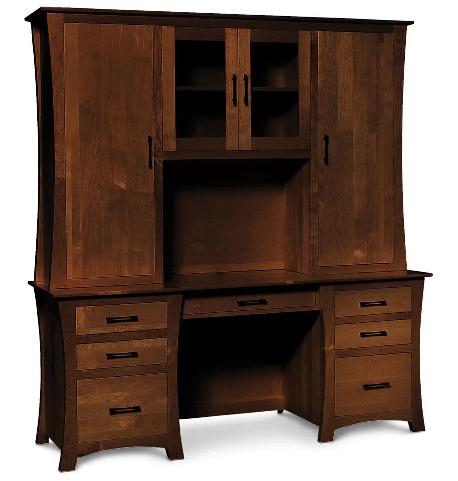 Simply Amish NOLO2272C/NOLO1472H Loft Credenza, Hutch Simply Amish NOLO2272C/NOLO1472H Loft Credenza, Hutch