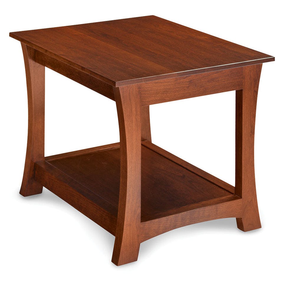 Simply Amish NOLOET Loft End Table, 22″