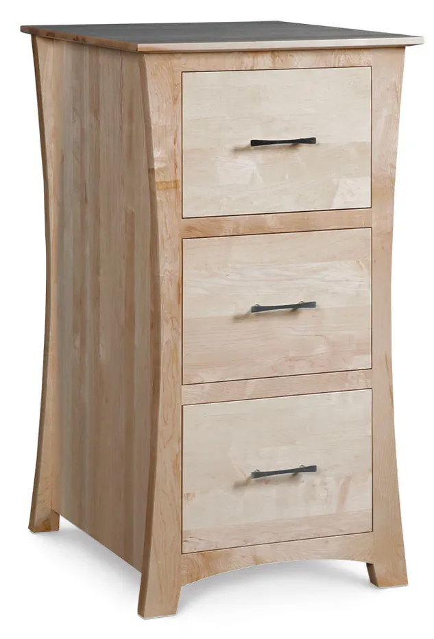 Simply Amish NOLOFC3D Loft 3-Drawer File Cabinet Simply Amish NOLOFC3D Loft 3-Drawer File Cabinet