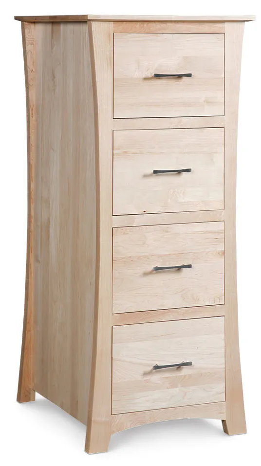 Simply Amish NOLOFC4D Loft 4-Drawer File Cabinet Simply Amish NOLOFC4D Loft 4-Drawer File Cabinet