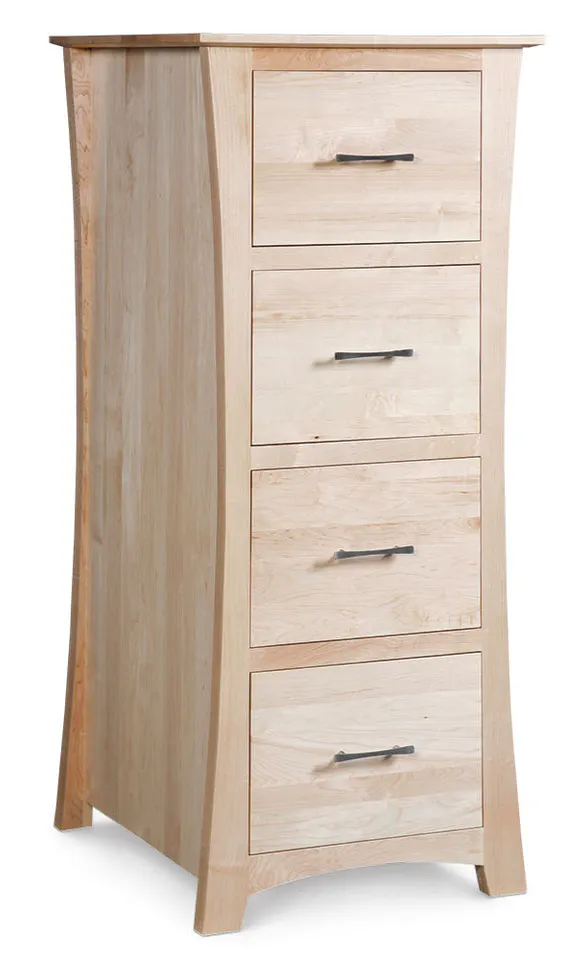 Simply Amish NOLOFC4D Loft 4-Drawer File Cabinet Simply Amish NOLOFC4D Loft 4-Drawer File Cabinet