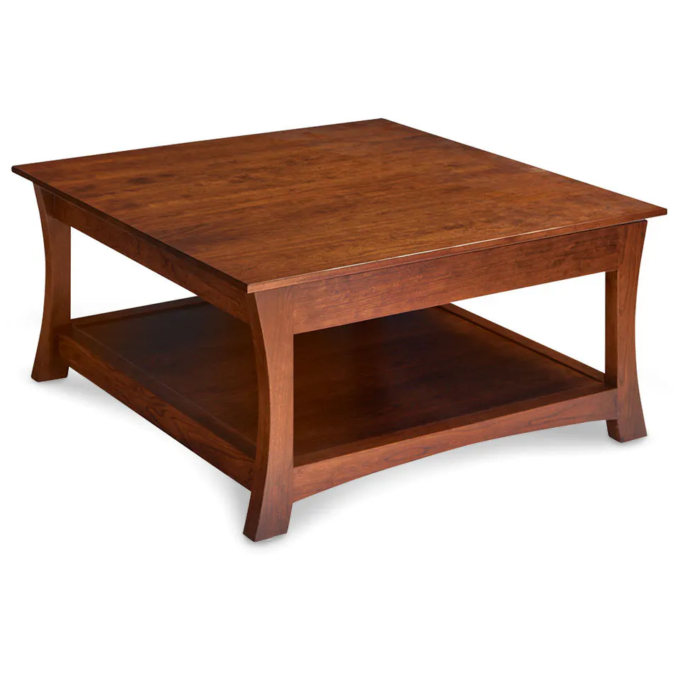 Simply Amish NOLOSC-LT Loft Square Coffee Table, Lift Top