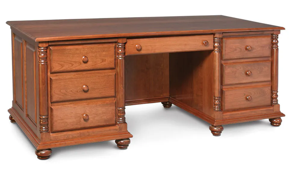 Simply Amish NOSV3272D Savannah Executive Desk Simply Amish NOSV3272D Savannah Executive Desk