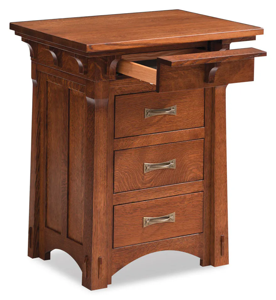 Simply Amish NWM19BC MaRyan 3-Drawer Nightstand Simply Amish NWM19BC MaRyan 3-Drawer Nightstand