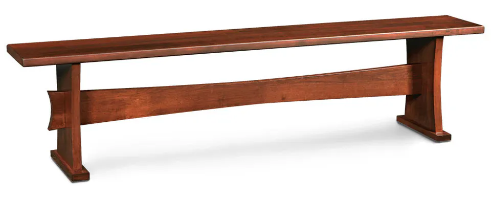 Simply Amish ECLFT-13D-W Loft Dining Trestle Bench Simply Amish ECLFT-13D-W Loft Dining Trestle Bench
