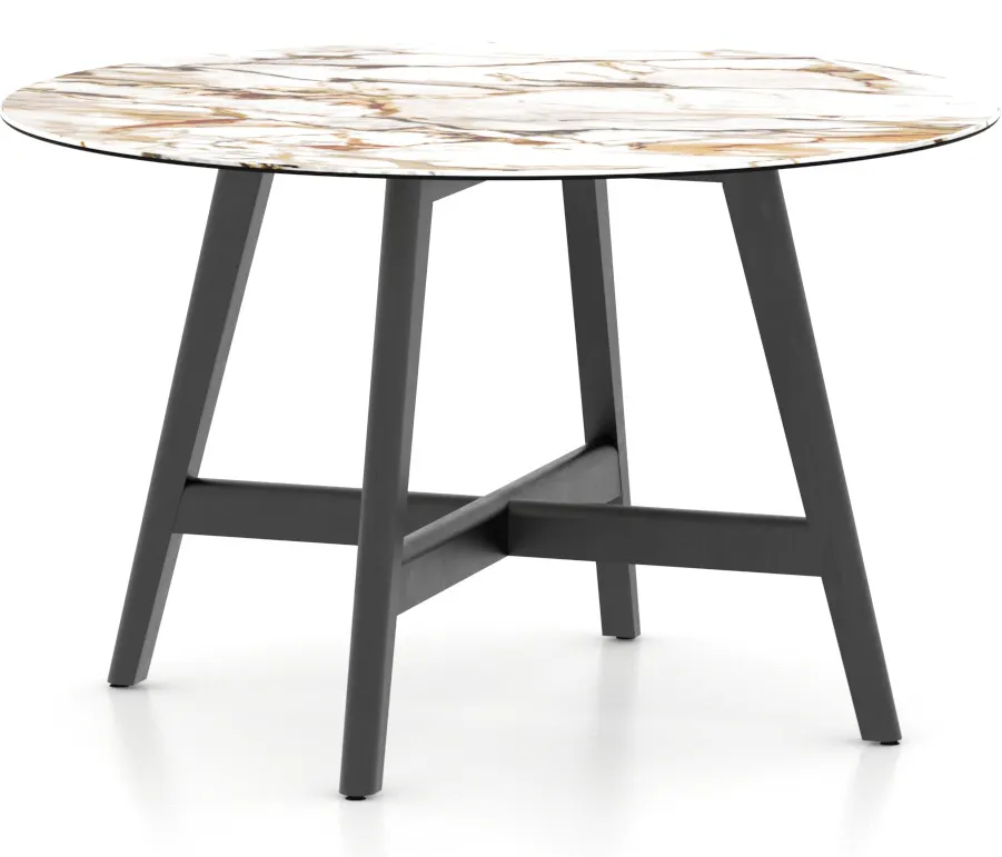 Canadel Casual Dining PRN04848W205MDVNF Round Porcelain Table Canadel Casual Dining PRN04848W205MDVNF Round Porcelain Table
