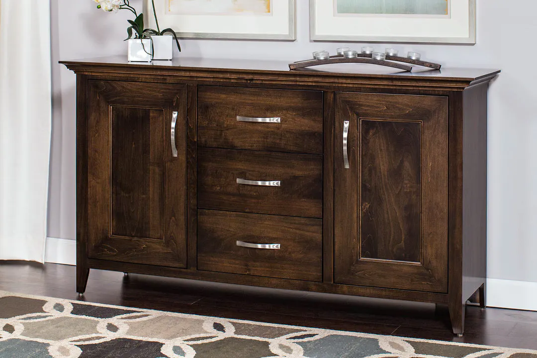 Simply Amish ESRIE-G11C Riverview Buffet, 64" Simply Amish ESRIE-G11C Riverview Buffet, 64"