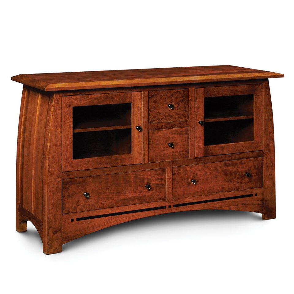 Simply Amish LEASP-A03E Aspen TV Stand with Inlay