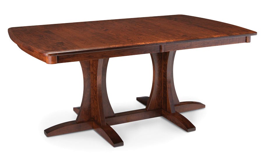 Simply Amish ETGRC-G05F26-S Grace Double Pedestal Table w/ Solid Top Simply Amish ETGRC-G05F26-S Grace Double Pedestal Table w/ Solid Top