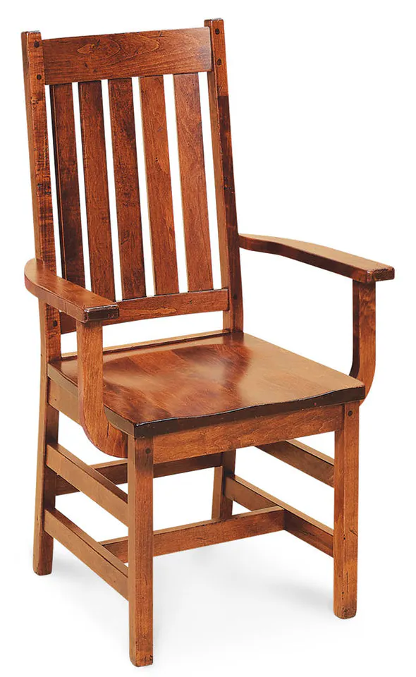 Simply Amish SAGRA-W Grant Arm Chair w/ Wood Seat Simply Amish SAGRA-W Grant Arm Chair w/ Wood Seat
