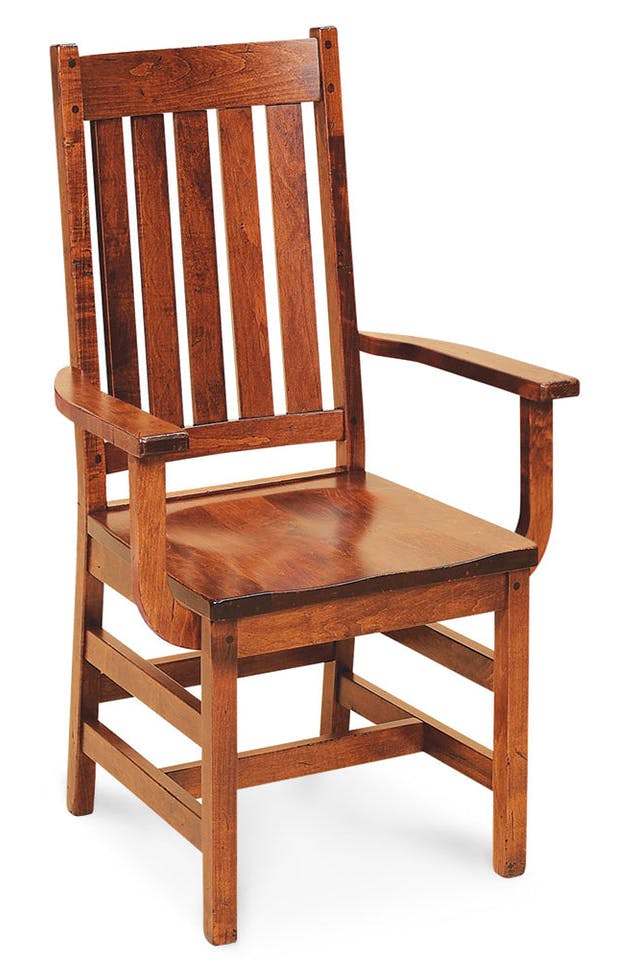 Simply Amish SAGRA-W Grant Arm Chair w/ Wood Seat Simply Amish SAGRA-W Grant Arm Chair w/ Wood Seat