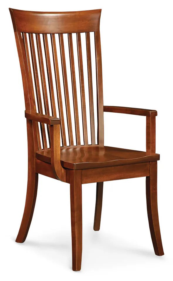 Simply Amish SALOA-W Loft Arm Chair w/ Wood Seat Simply Amish SALOA-W Loft Arm Chair w/ Wood Seat