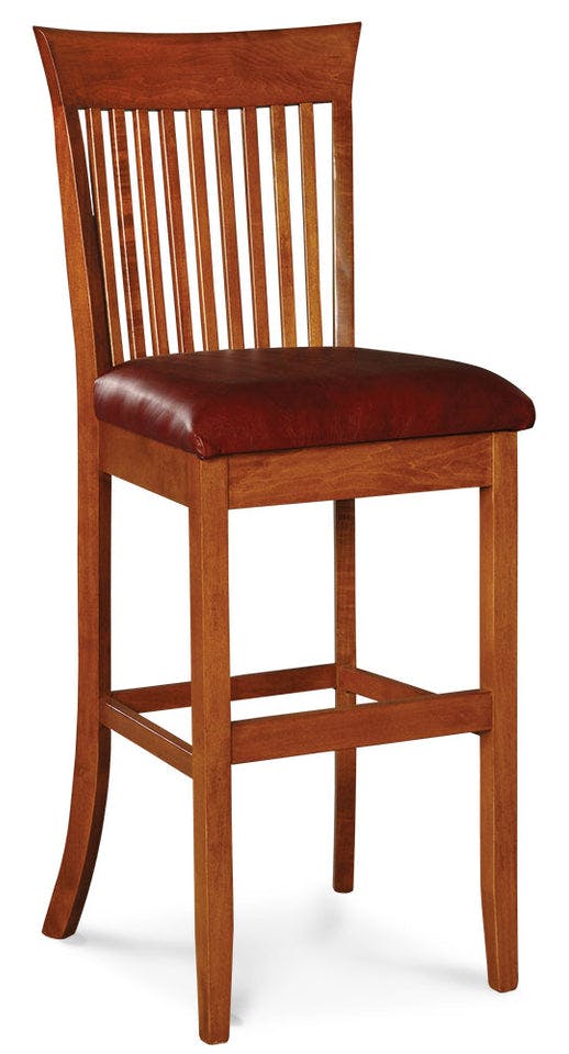 Simply Amish SALOBSS24-L Loft Stationary Barstool, 24" Seat Height Simply Amish SALOBSS24-L Loft Stationary Barstool, 24" Seat Height