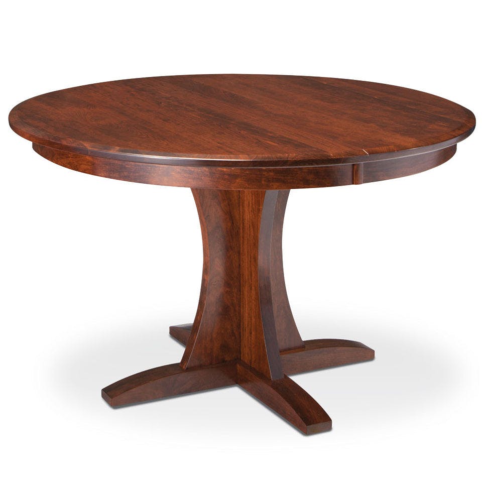 Simply Amish ETGRC-F06F34-C Grace Single Pedestal w/ Two 12″ Leaves