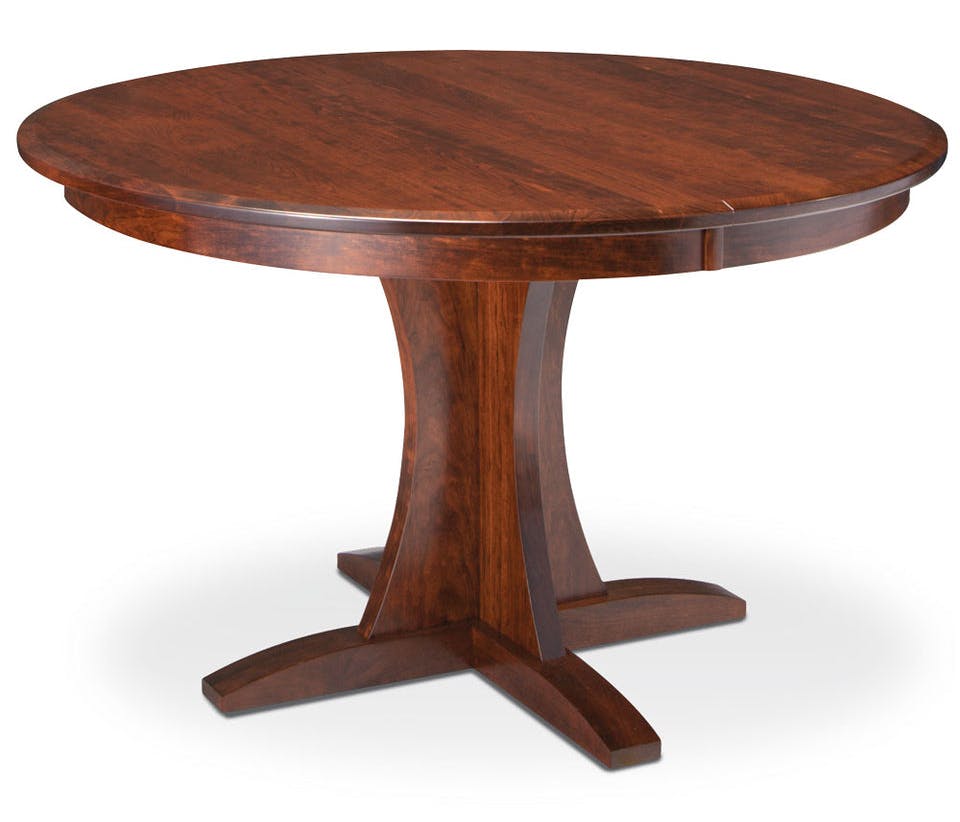 Simply Amish ETGRC-F06F04-A Grace Single Pedestal w/ Solid Top Simply Amish ETGRC-F06F04-A Grace Single Pedestal w/ Solid Top