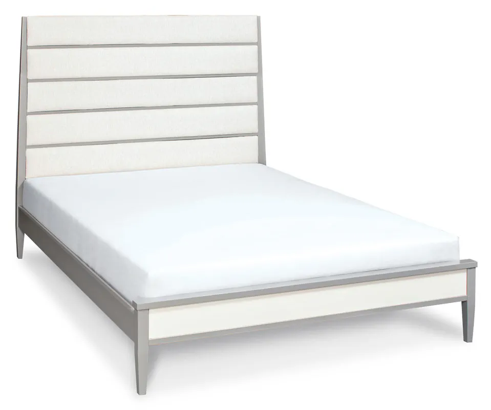 Simply Amish SBADD-40B2-F Addison 5 Panel Upholstered King Bed Simply Amish SBADD-40B2-F Addison 5 Panel Upholstered King Bed