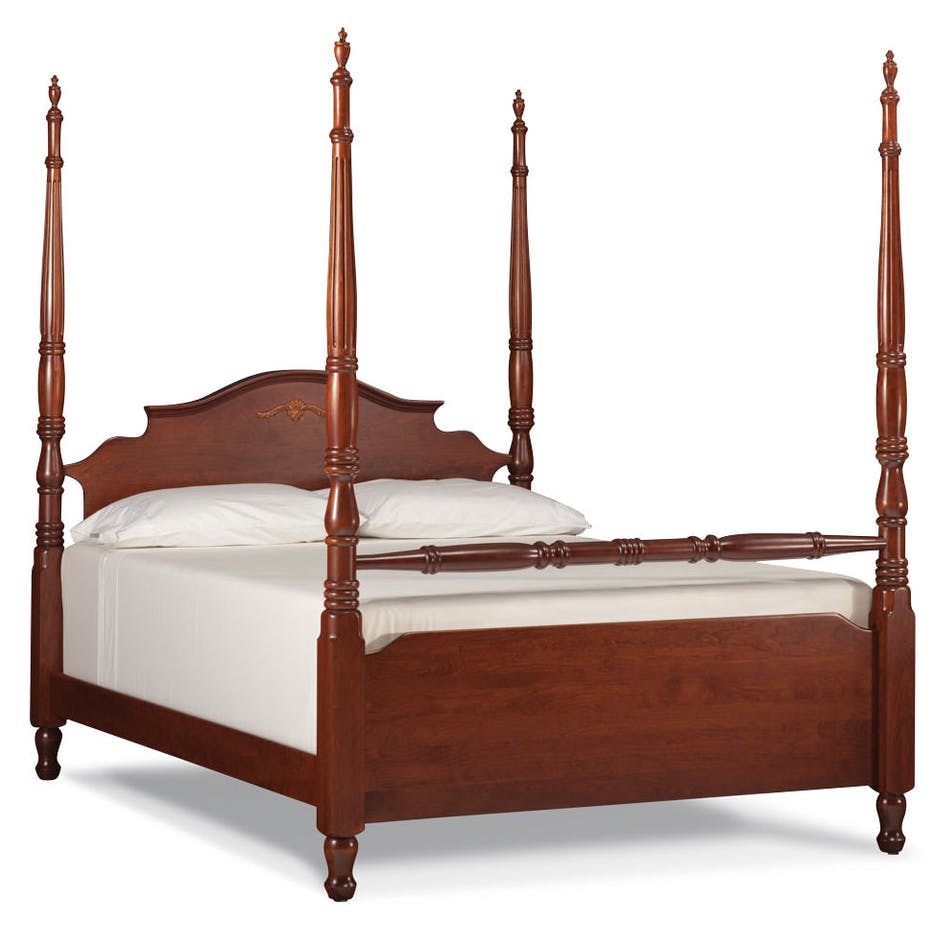 Simply Amish SBATB-07B1 Classic Arch Top CA King Poster Bed Simply Amish SBATB-07B1 Classic Arch Top CA King Poster Bed