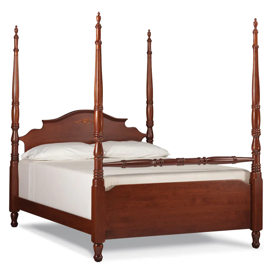 Simply Amish SBATB-07B1 Classic Arch Top CA King Poster Bed Simply Amish SBATB-07B1 Classic Arch Top CA King Poster Bed