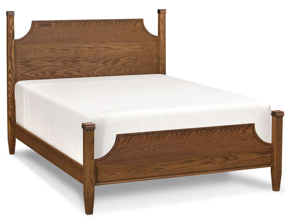 Simply Amish SBHAP-27B1 Hamptons Curved CA King Panel Bed Simply Amish SBHAP-27B1 Hamptons Curved CA King Panel Bed