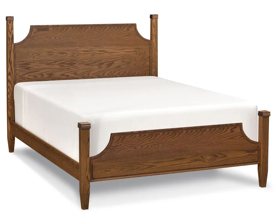 Simply Amish SBHAP-27B1 Hamptons Curved CA King Panel Bed Simply Amish SBHAP-27B1 Hamptons Curved CA King Panel Bed