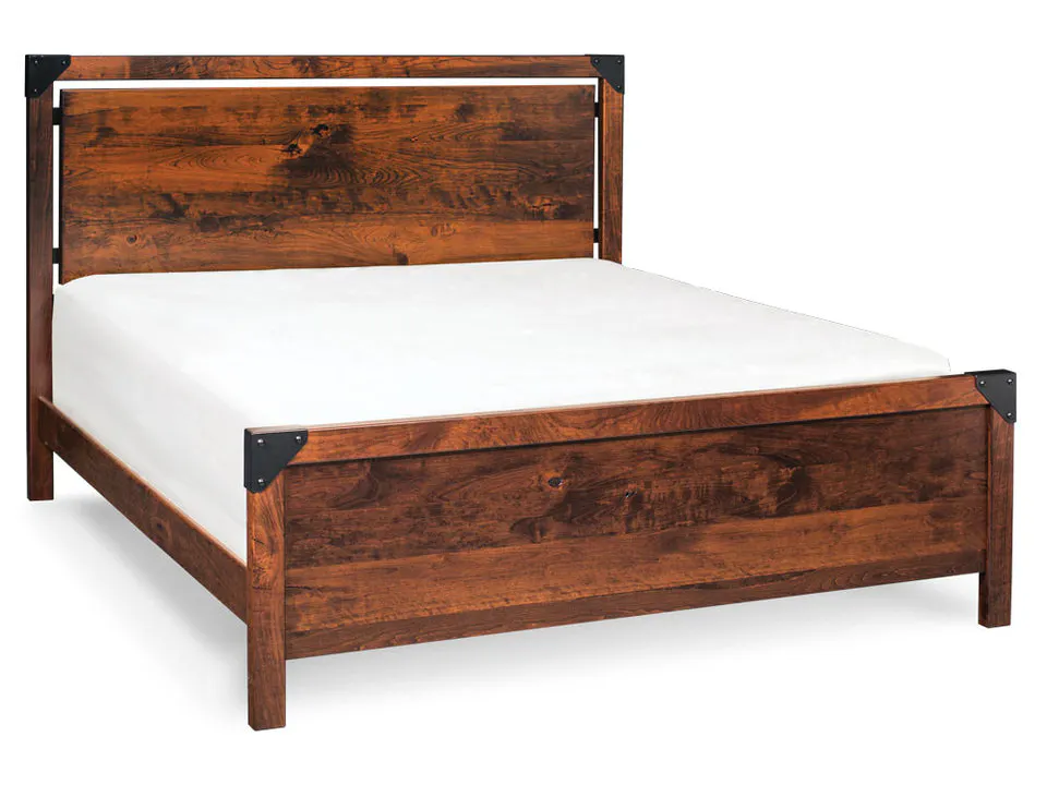 Simply Amish SBKOD-05B1 Kodiak CA King Bed, Standard Headboard Simply Amish SBKOD-05B1 Kodiak CA King Bed, Standard Headboard
