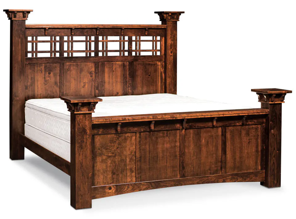 Simply Amish SBMKG-05B3 MaKayla Queen Grande Bed Simply Amish SBMKG-05B3 MaKayla Queen Grande Bed