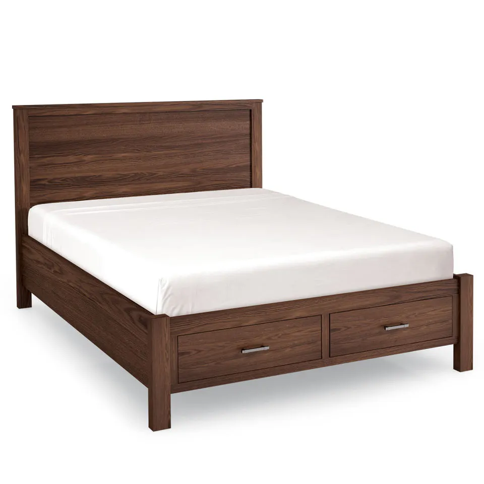 Simply Amish SBSHE-05F5 Sheffield Twin Bed with Footboard Storage