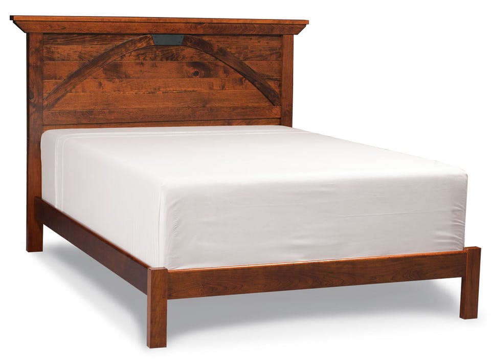 Simply Amish SBTRB-05W1 B&O Railroad Trestle Bridge CA King Panel Bed with Wood Frame Simply Amish SBTRB-05W1 B&O Railroad Trestle Bridge CA King Panel Bed with Wood Frame