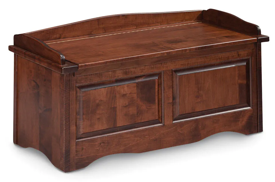 Simply Amish SBWR-W Raised Panel Storage Bench Simply Amish SBWR-W Raised Panel Storage Bench