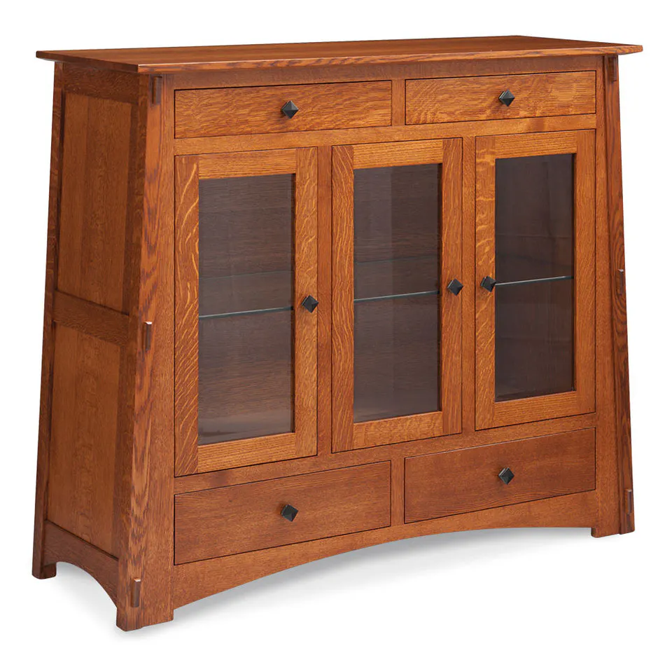 Simply Amish SCDCMC3G McCoy Dining Cabinet, 3 door w/ Glass Doors Simply Amish SCDCMC3G McCoy Dining Cabinet, 3 door w/ Glass Doors