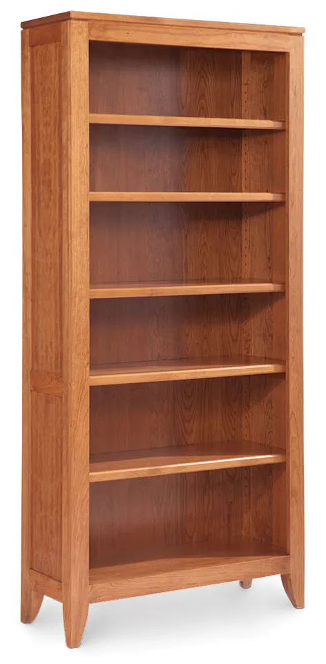 Simply Amish SCJ3665BC Justine Open Bookcase w/ 3 Adjustable Shelves Simply Amish SCJ3665BC Justine Open Bookcase w/ 3 Adjustable Shelves