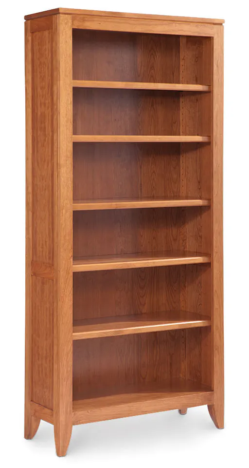 Simply Amish SCJ3665BC Justine Open Bookcase w/ 3 Adjustable Shelves Simply Amish SCJ3665BC Justine Open Bookcase w/ 3 Adjustable Shelves