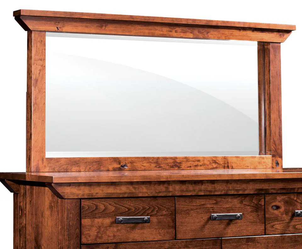 Simply Amish SMTRB-01A2 B&O Railroad Trestle Bridge Bureau Mirror, 57" Simply Amish SMTRB-01A2 B&O Railroad Trestle Bridge Bureau Mirror, 57"