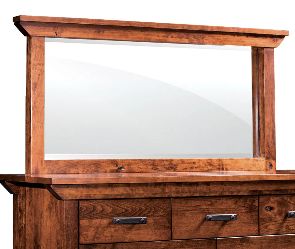 Simply Amish SMTRB-01A2 B&O Railroad Trestle Bridge Bureau Mirror, 57" Simply Amish SMTRB-01A2 B&O Railroad Trestle Bridge Bureau Mirror, 57"