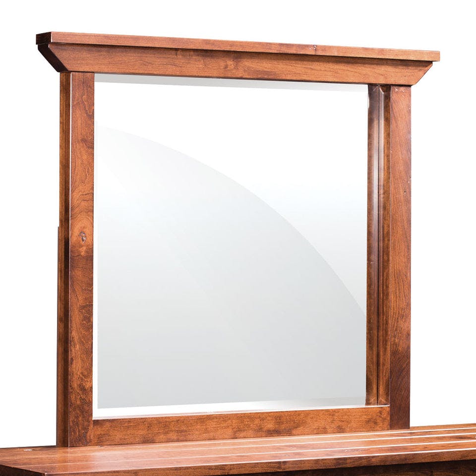 Simply Amish SMTRB-01A3 B&O Railroad Trestle Bridge Dresser Mirror, 53.5″
