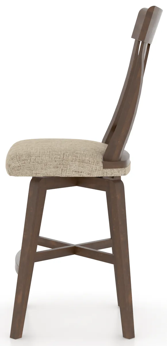 Canadel Casual Dining SNF071007U19M24 Upholstered Swivel Stool Canadel Casual Dining SNF071007U19M24 Upholstered Swivel Stool