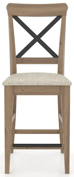 Canadel Casual Dining SNF08193FQ25R24 Upholstered Fixed Stool Canadel Casual Dining SNF08193FQ25R24 Upholstered Fixed Stool