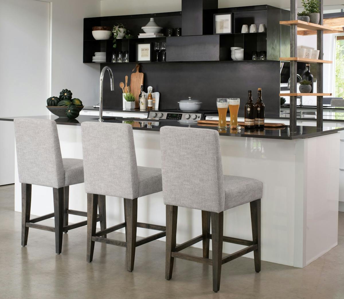 Canadel Casual Dining SNF08194FQ25R24 Upholstered Fixed Stool Canadel Casual Dining SNF08194FQ25R24 Upholstered Fixed Stool