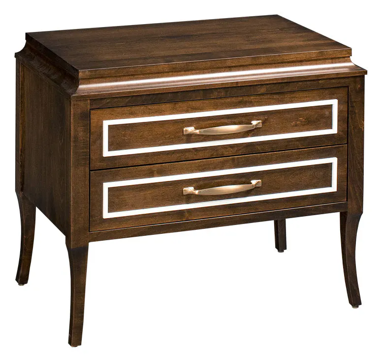 Simply Amish SNHAL-02B4 Haley 2-Drawer Nightstand, Extra Wide Simply Amish SNHAL-02B4 Haley 2-Drawer Nightstand, Extra Wide