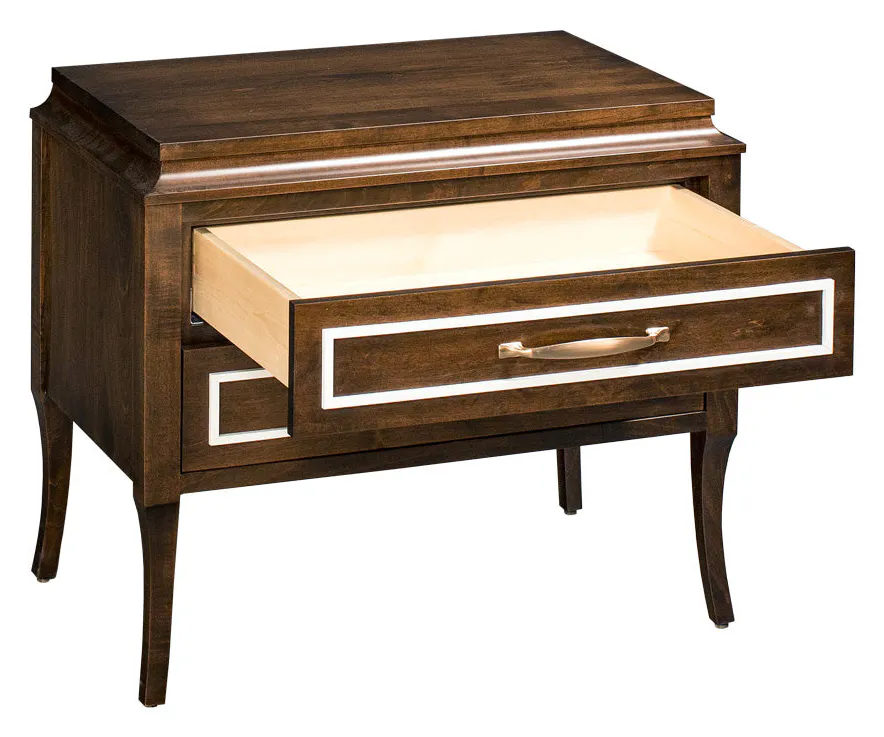 Simply Amish SNHAL-02B4 Haley 2-Drawer Nightstand, Extra Wide Simply Amish SNHAL-02B4 Haley 2-Drawer Nightstand, Extra Wide