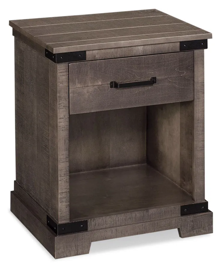 Simply Amish SNMOK-09A1 Montauk Nightstand with Opening Simply Amish SNMOK-09A1 Montauk Nightstand with Opening