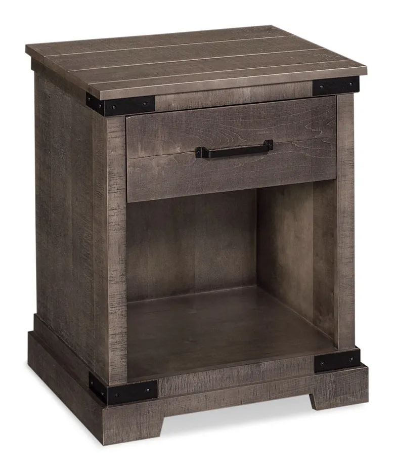 Simply Amish SNMOK-09A1 Montauk Nightstand with Opening Simply Amish SNMOK-09A1 Montauk Nightstand with Opening