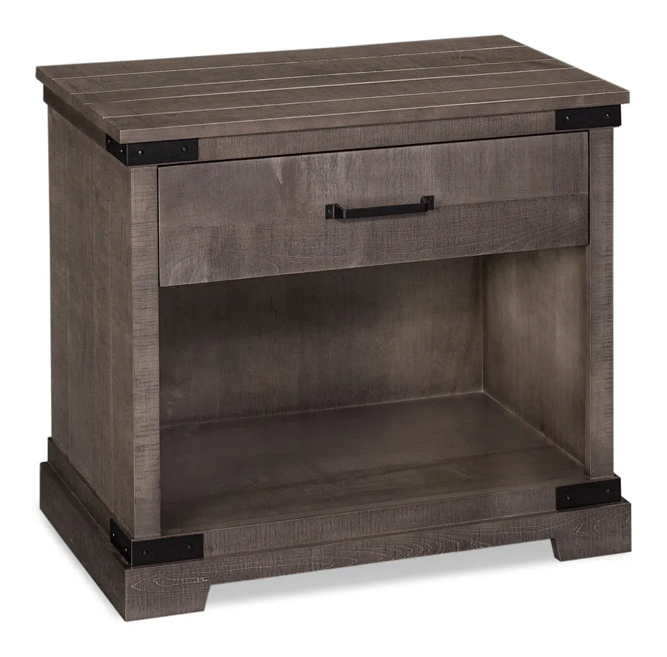 Simply Amish SNMOK-09A4 Montauk Nightstand with Opening, Extra Wide Simply Amish SNMOK-09A4 Montauk Nightstand with Opening, Extra Wide
