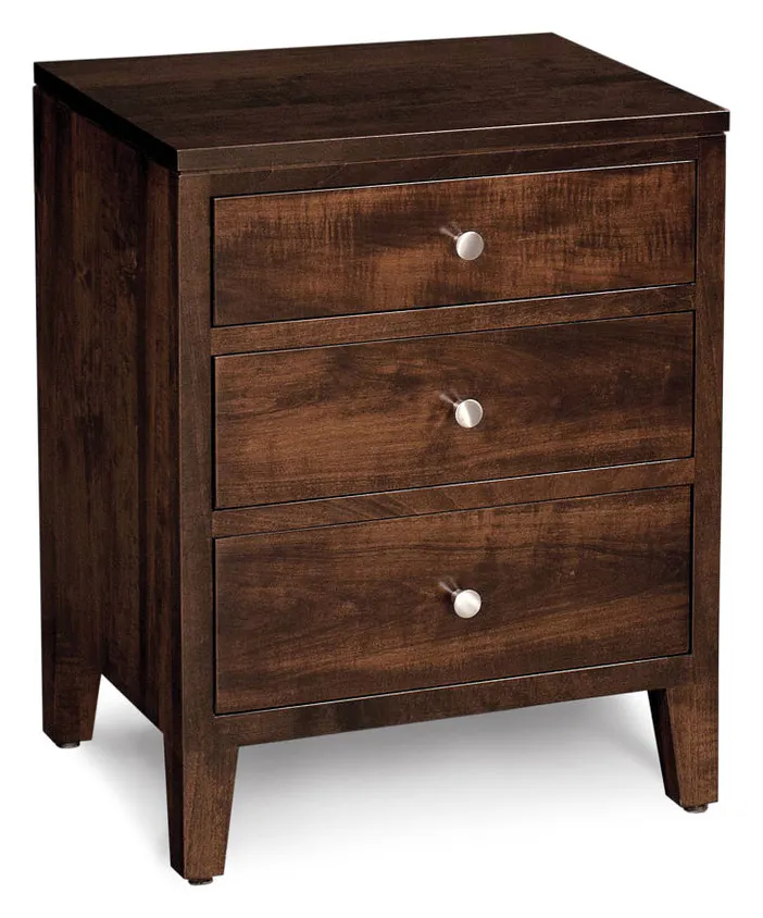 Simply Amish SNPAR-02C1 Parkdale 3-Drawer Nightstand Simply Amish SNPAR-02C1 Parkdale 3-Drawer Nightstand