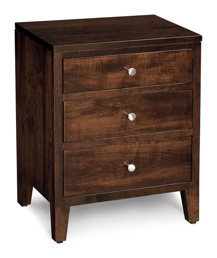 Simply Amish SNPAR-02C1 Parkdale 3-Drawer Nightstand Simply Amish SNPAR-02C1 Parkdale 3-Drawer Nightstand