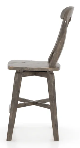 Canadel Casual Dining SNS076000808D24 Upholstered Swivel Stool Canadel Casual Dining SNS076000808D24 Upholstered Swivel Stool
